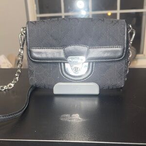 Black Quilted Calvin Klein crossbody Bag